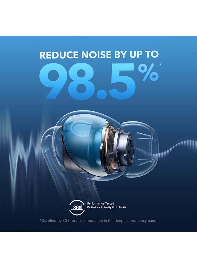 سماعات أنكر SoundCore Liberty 4 NC – بلوتوث 5.3، إلغاء ضوضاء نشط، بطارية 40 ساعة