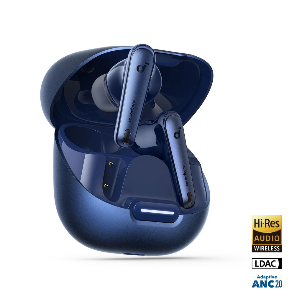 سماعات أنكر SoundCore Liberty 4 NC – بلوتوث 5.3، إلغاء ضوضاء نشط، بطارية 40 ساعة