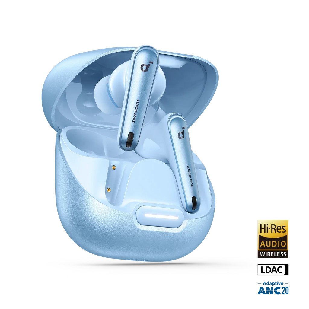 سماعات أنكر SoundCore Liberty 4 NC – بلوتوث 5.3، إلغاء ضوضاء نشط، بطارية 40 ساعة