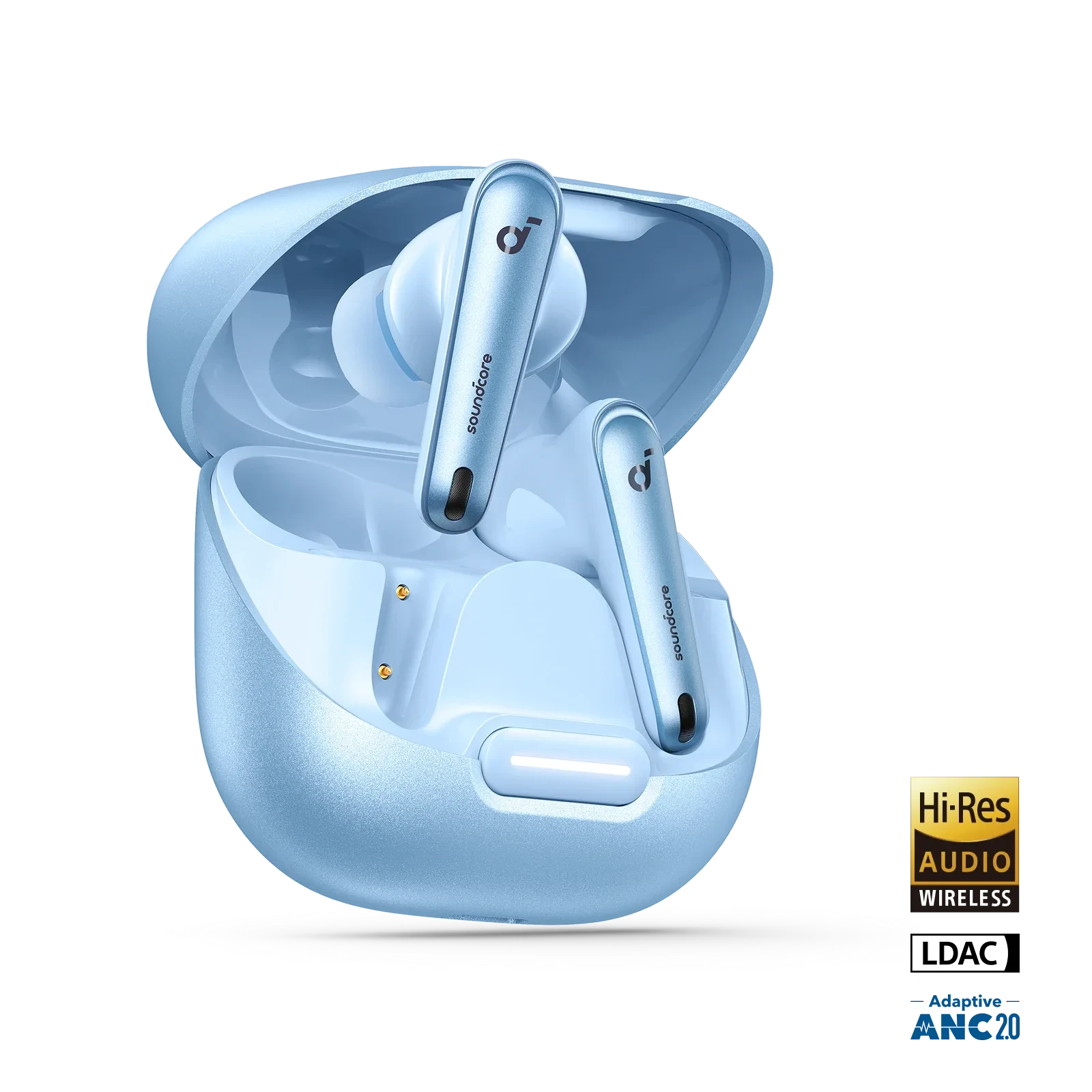 سماعات أنكر SoundCore Liberty 4 NC – بلوتوث 5.3، إلغاء ضوضاء نشط، بطارية 40 ساعة