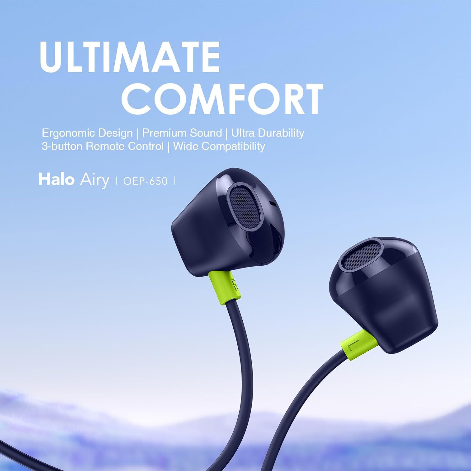 Oraimo Halo Airy OEP-650 – Wired Type-C Headset