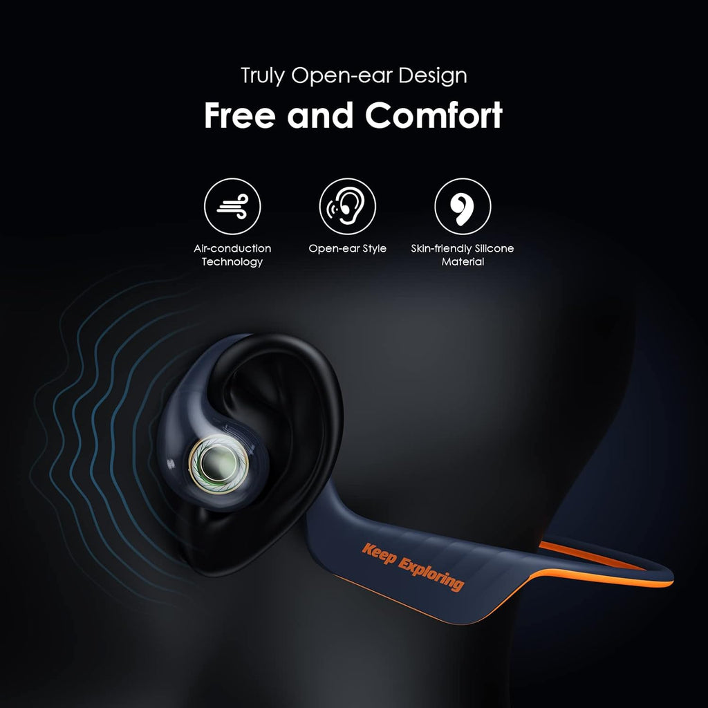 Oraimo Open Circlet Wireless Headphones – تصميم مفتوح، بطارية قوية، صوت نقي