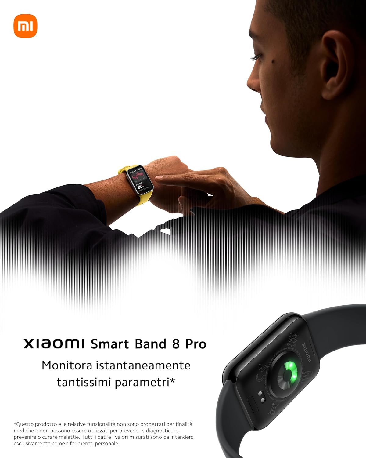 Xiaomi Smart Band 8 Pro – شاشة AMOLED 1.74 بوصة، بطارية 14 يوم، مقاومة 5ATM