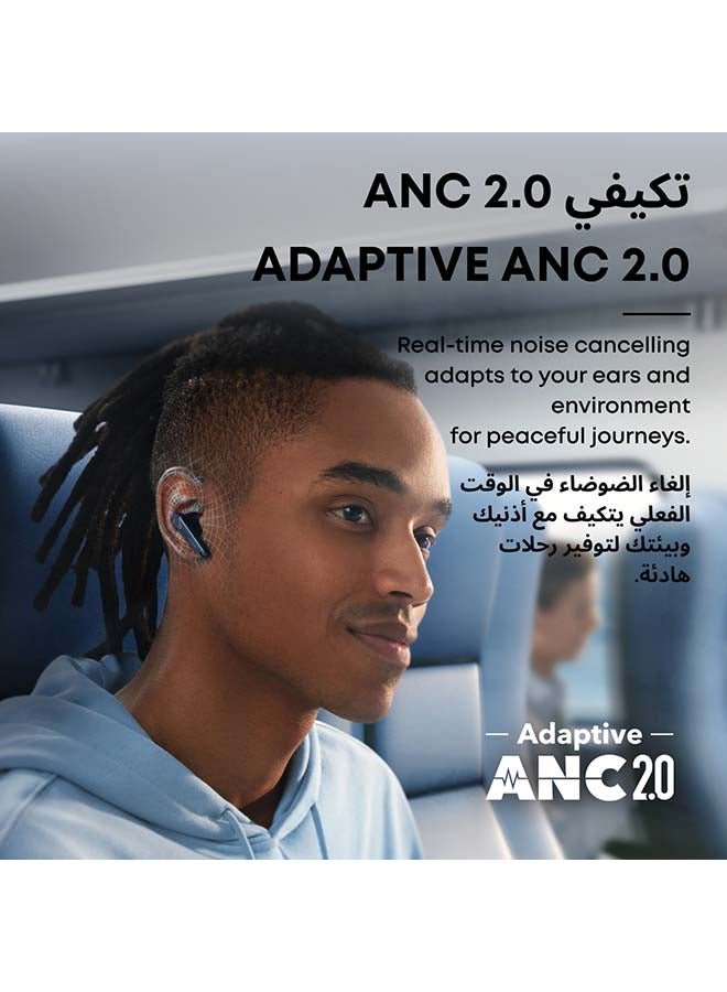 سماعات أنكر SoundCore Liberty 4 NC – بلوتوث 5.3، إلغاء ضوضاء نشط، بطارية 40 ساعة