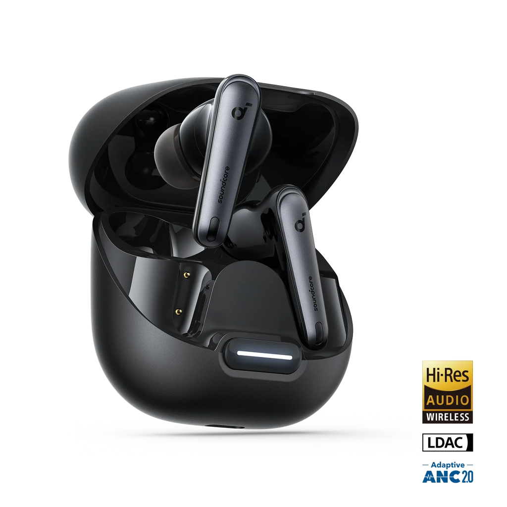 سماعات أنكر SoundCore Liberty 4 NC – بلوتوث 5.3، إلغاء ضوضاء نشط، بطارية 40 ساعة