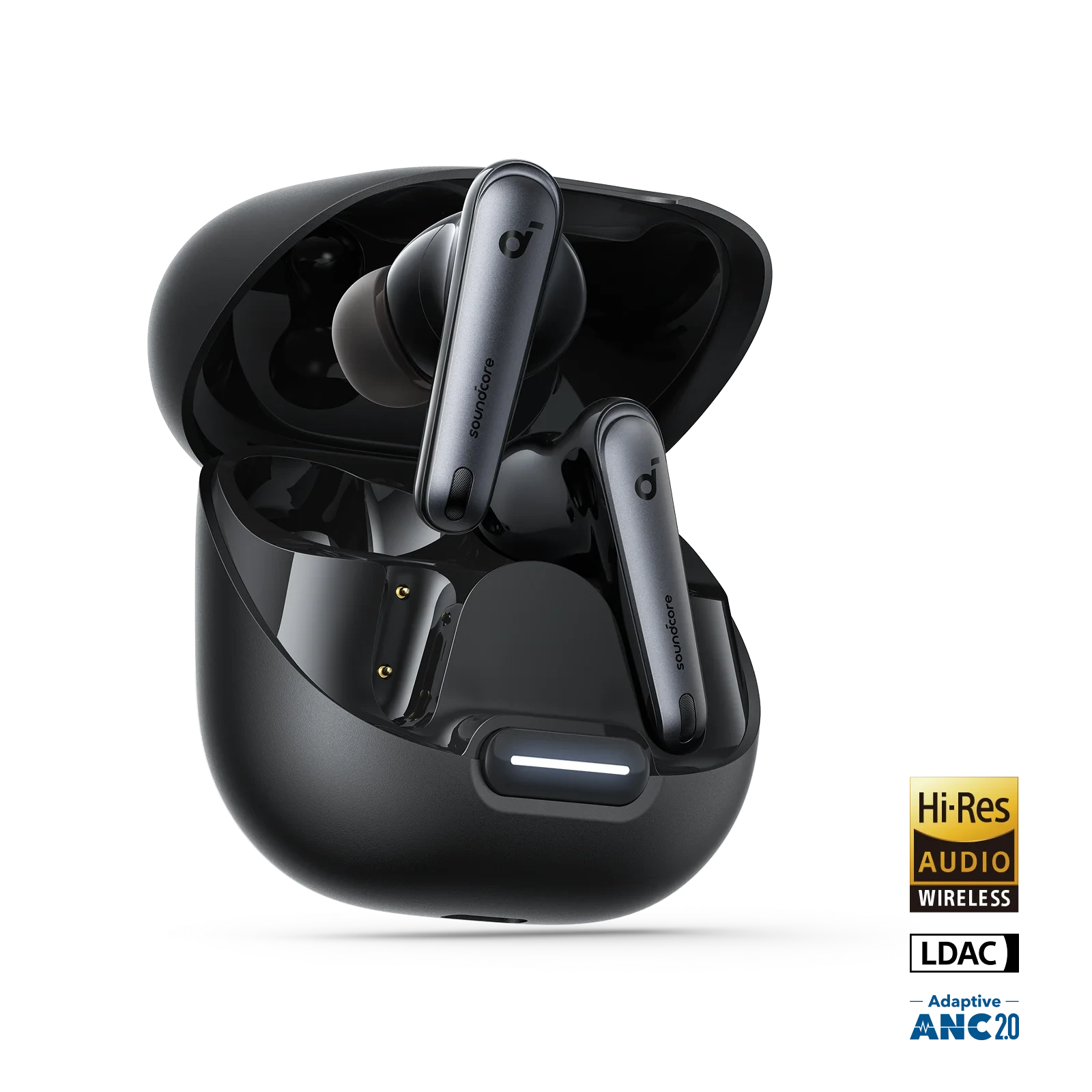 سماعات أنكر SoundCore Liberty 4 NC – بلوتوث 5.3، إلغاء ضوضاء نشط، بطارية 40 ساعة