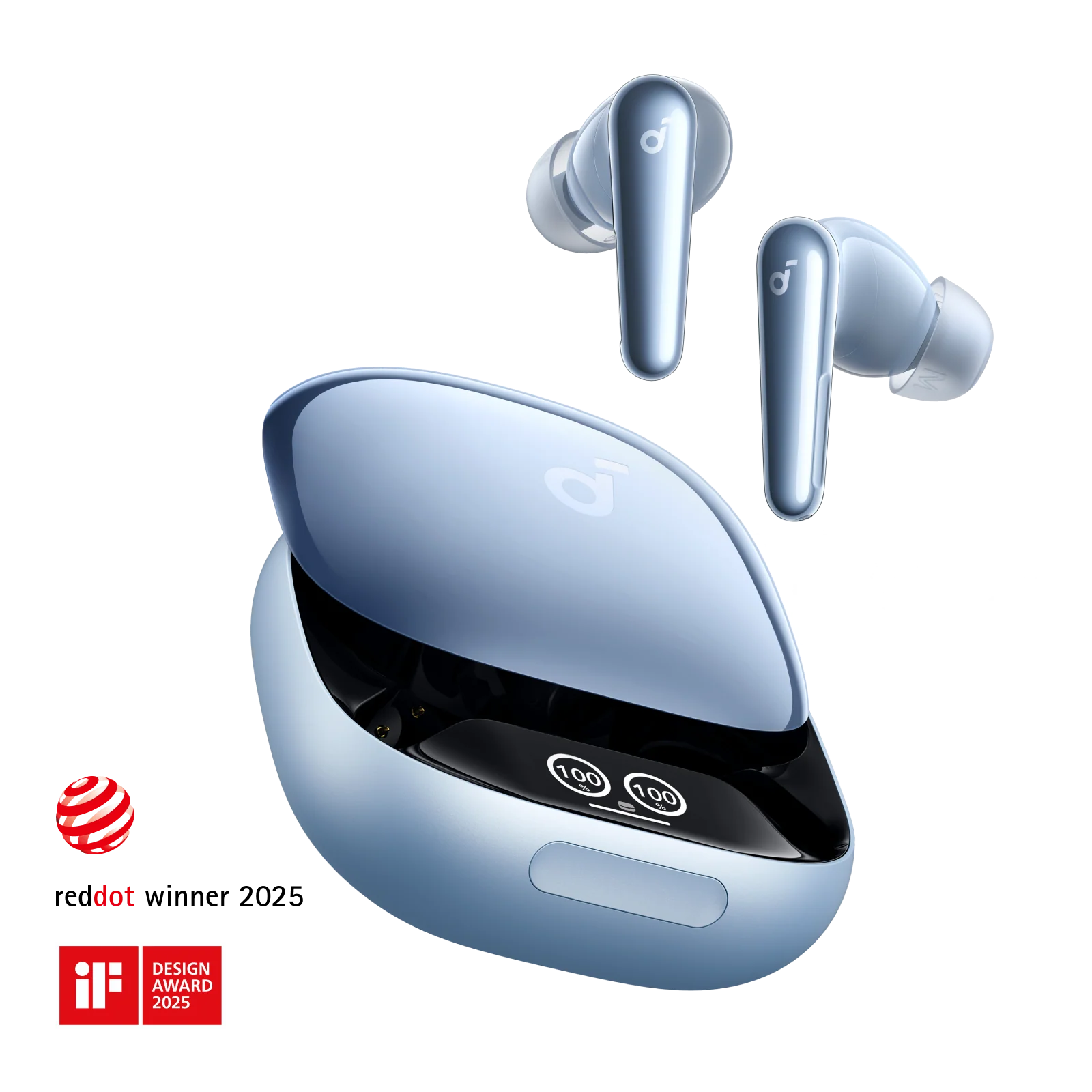 سماعات أنكر SoundCore Liberty 4 Pro – بلوتوث 5.3، صوت عالي الدقة، بطارية 40 ساعة