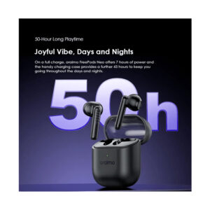 Oraimo FreePods Neo ENC Wireless Earbuds – صوت نقي، بطارية طويلة، تصميم مريح