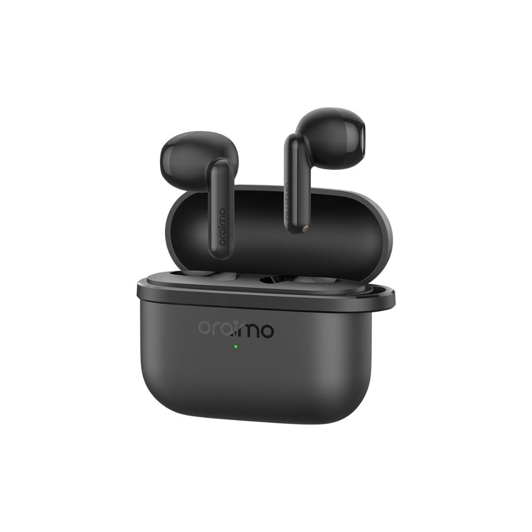 سماعات Oraimo SpaceBuds Air – بلوتوث 5.3، بطارية 40 ساعة، مقاومة للماء IPX5