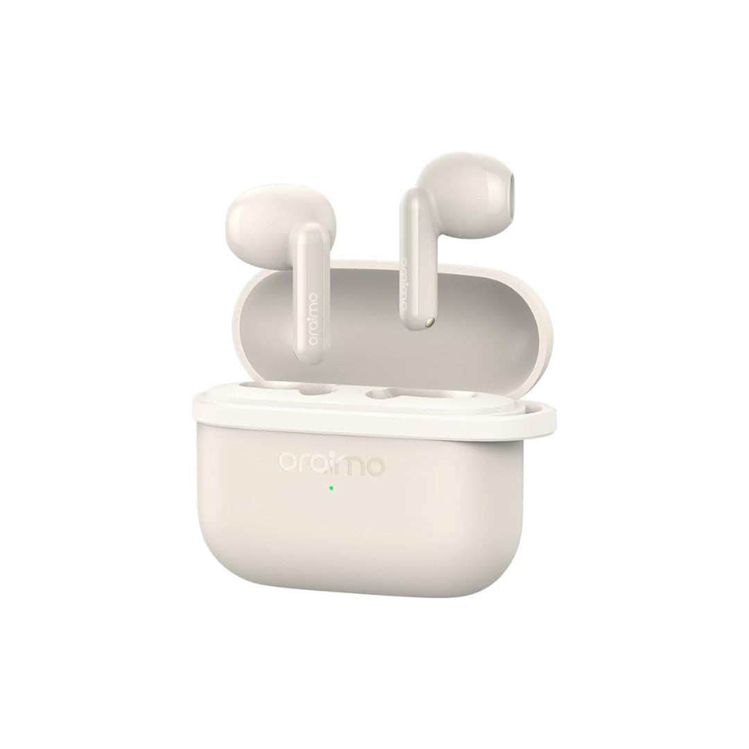 سماعات Oraimo SpaceBuds Air – بلوتوث 5.3، بطارية 40 ساعة، مقاومة للماء IPX5
