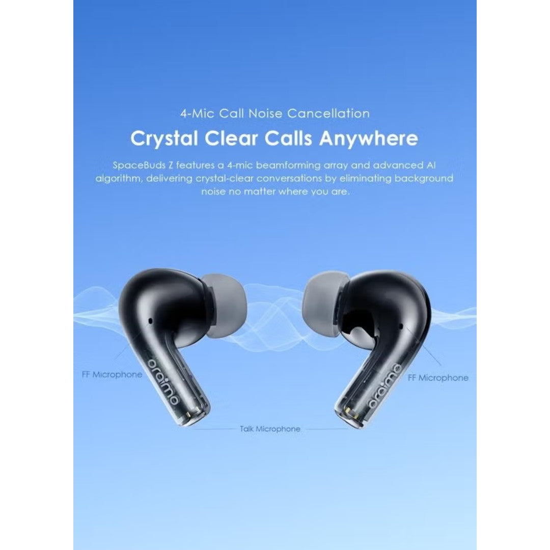 سماعات Oraimo SpeedBuds Z True Wireless – بلوتوث 5.3، بطارية 40 ساعة، مقاومة للماء IPX5