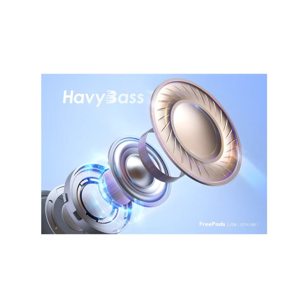 سماعات Oraimo FreeBuds (OTW-330) – بلوتوث 5.3، بطارية 40 ساعة، مقاومة للماء IPX5