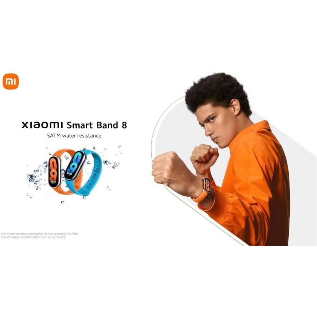 Xiaomi Smart Band 8 – شاشة AMOLED 1.62 بوصة، بطارية 16 يوم، أكثر من 150 وضع رياضي