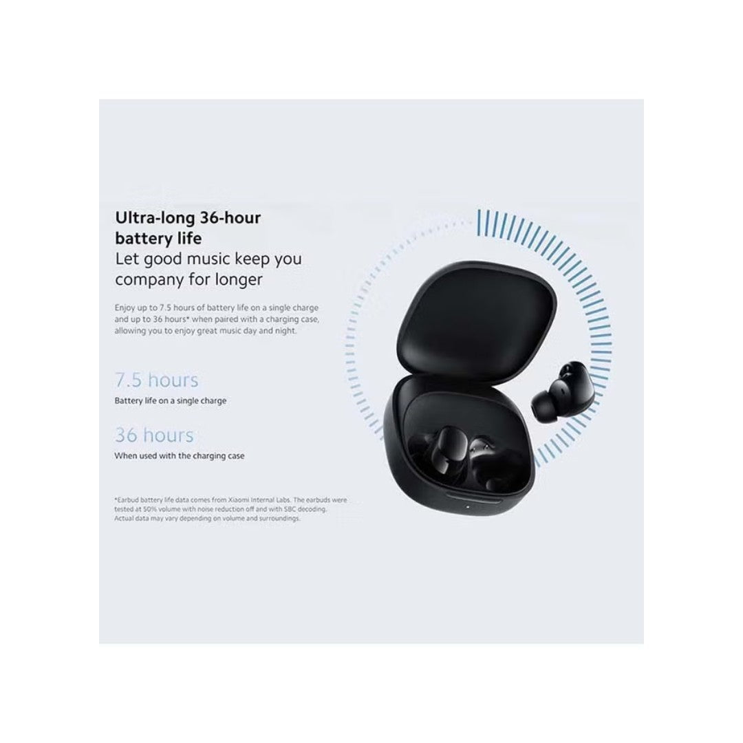 Redmi Buds 6 Play True Wireless Earbuds – 36h Battery, AI Noise Canceling, Bluetooth 5.4
