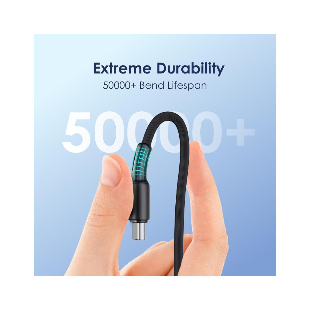 Oraimo Cable OCD-CL54 – 1m Lightning FastLine 2 2.4A Fast Charging Cable