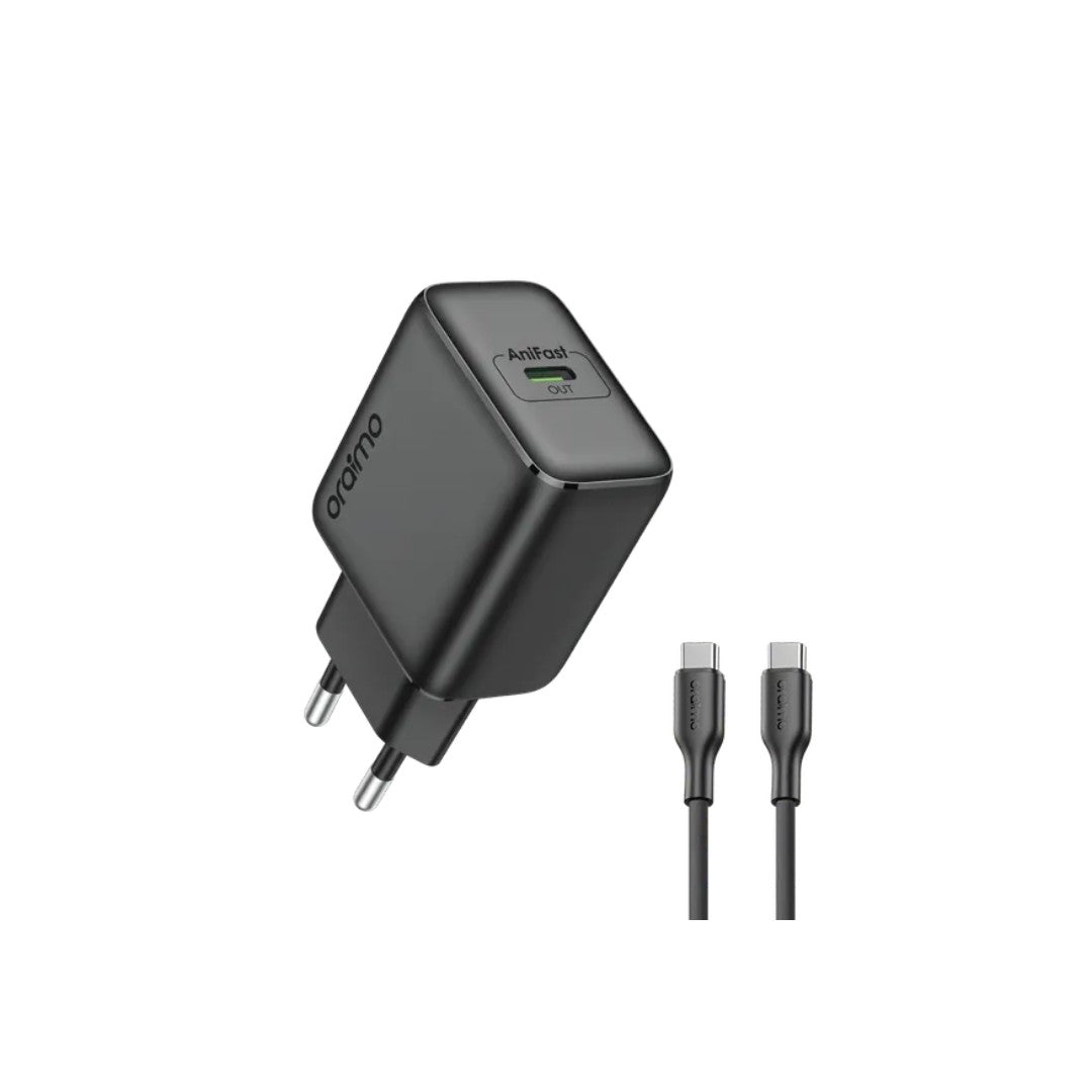 Oraimo PowerGaN 251 Charger OCW-5251ECC – 25W GaN Fast USB-C Wall Charger