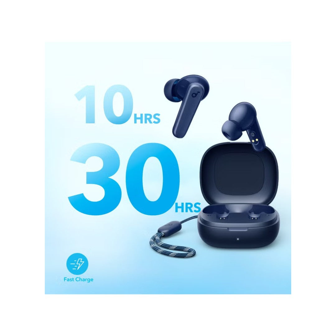 سماعات أنكر Soundcore R50i VI – بلوتوث 5.3، إلغاء ضوضاء نشط، بطارية 45 ساعة (ضمان اتصال)