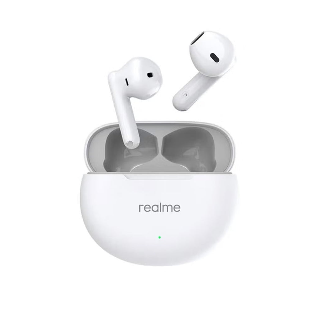 Realme Buds T01 – سماعات بلوتوث TWS، بطارية 28 ساعة، عزل ضوضاء، درايفر 13mm