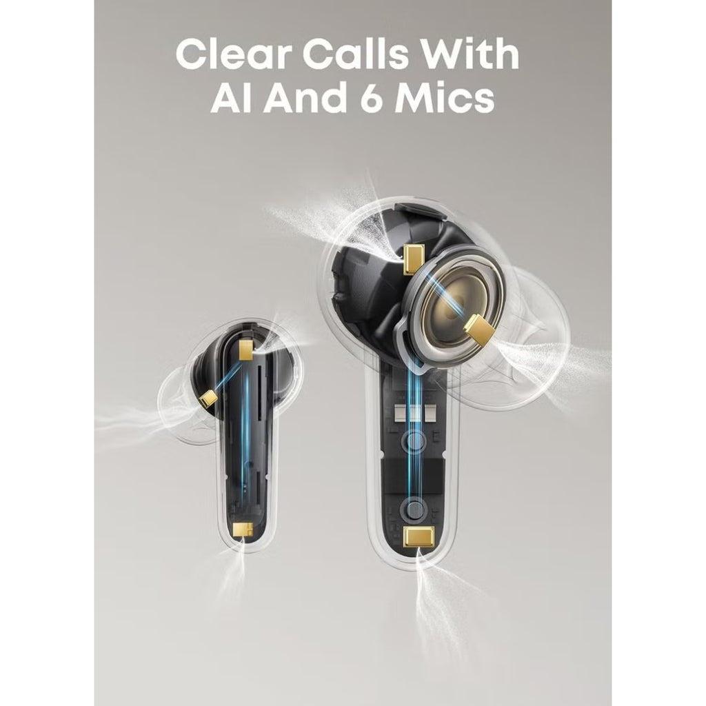 Anker Soundcore P41i Noise Cancelling Earbuds – بطارية 192 ساعة، عزل ضوضاء، شحن للهاتف