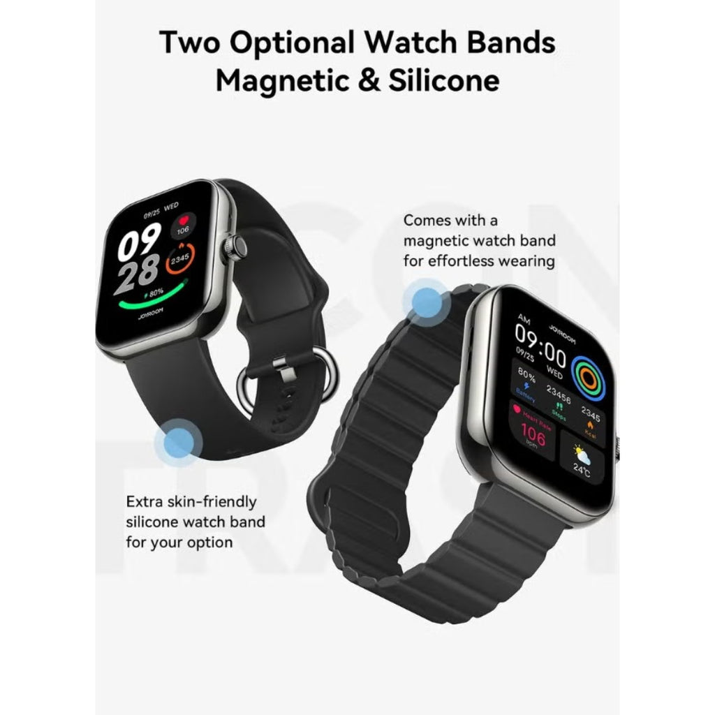 Joyroom JR-FT5 Plus Smart Watch – 1.96-inch Smartwatch, 12-day battery life, 100+ sports modes