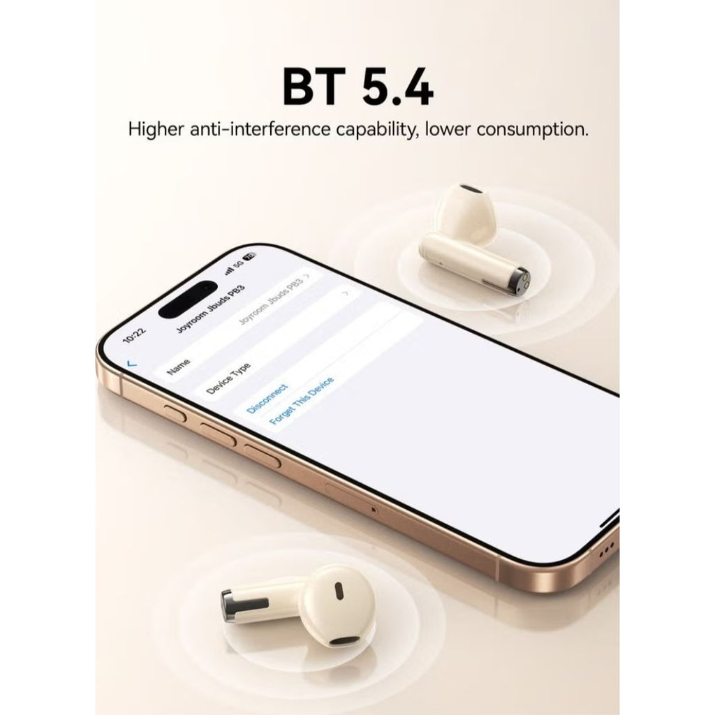 Joyroom JR‑PB3 True Wireless Earbuds – 20h Battery, ENC, Bluetooth 5.4