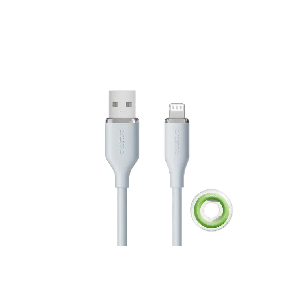 Oraimo Cable OCD-115L – USB-A to Lightning Fast Charging Cable 2.4A, 1 Meter
