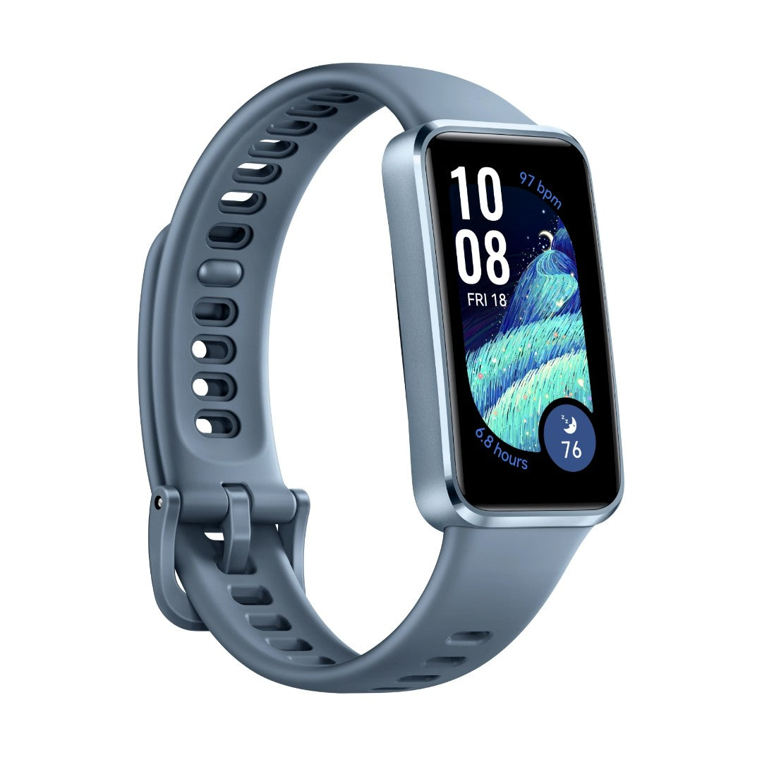 Huawei Band 10 – شاشة AMOLED 1.47 بوصة، 100 وضع رياضي، بطارية قوية، تصميم خفيف (ضمان هواوى)