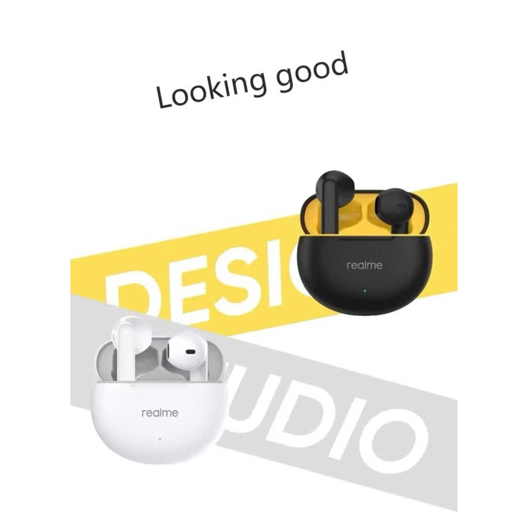 Realme Buds T01 – سماعات بلوتوث TWS، بطارية 28 ساعة، عزل ضوضاء، درايفر 13mm