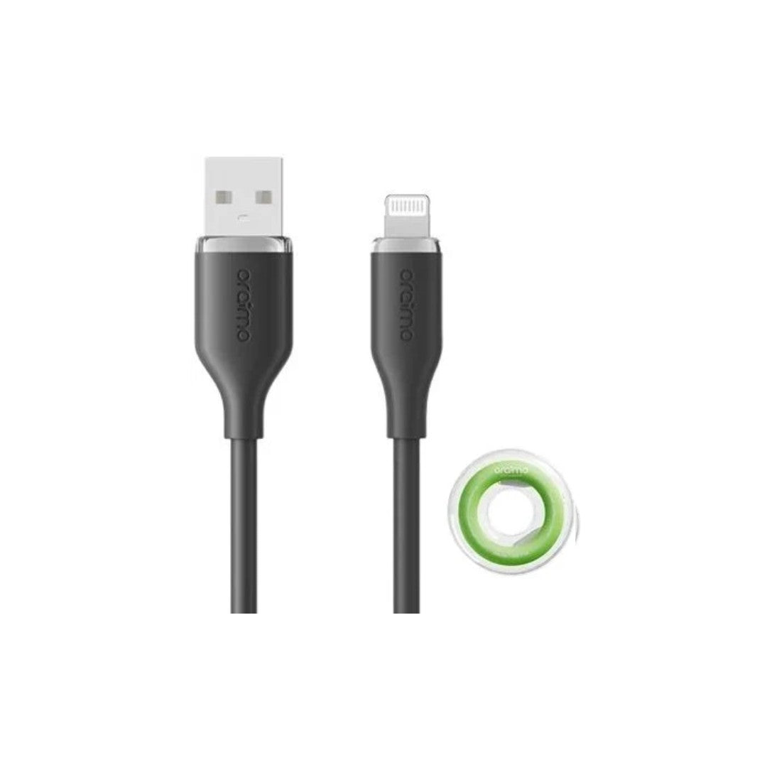 Oraimo Cable OCD-115L – USB-A to Lightning Fast Charging Cable 2.4A, 1 Meter