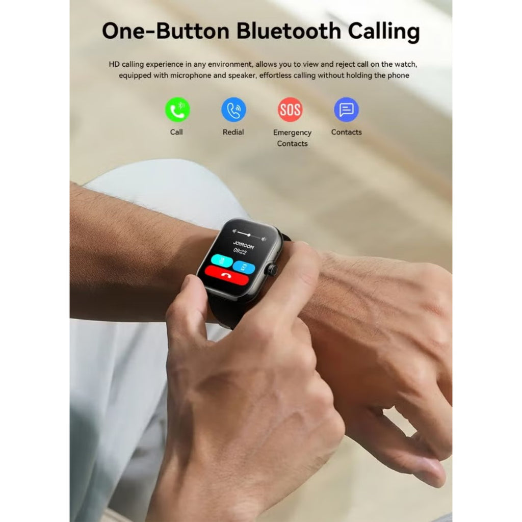 Joyroom JR-FT5 Plus Smart Watch – 1.96-inch Smartwatch, 12-day battery life, 100+ sports modes