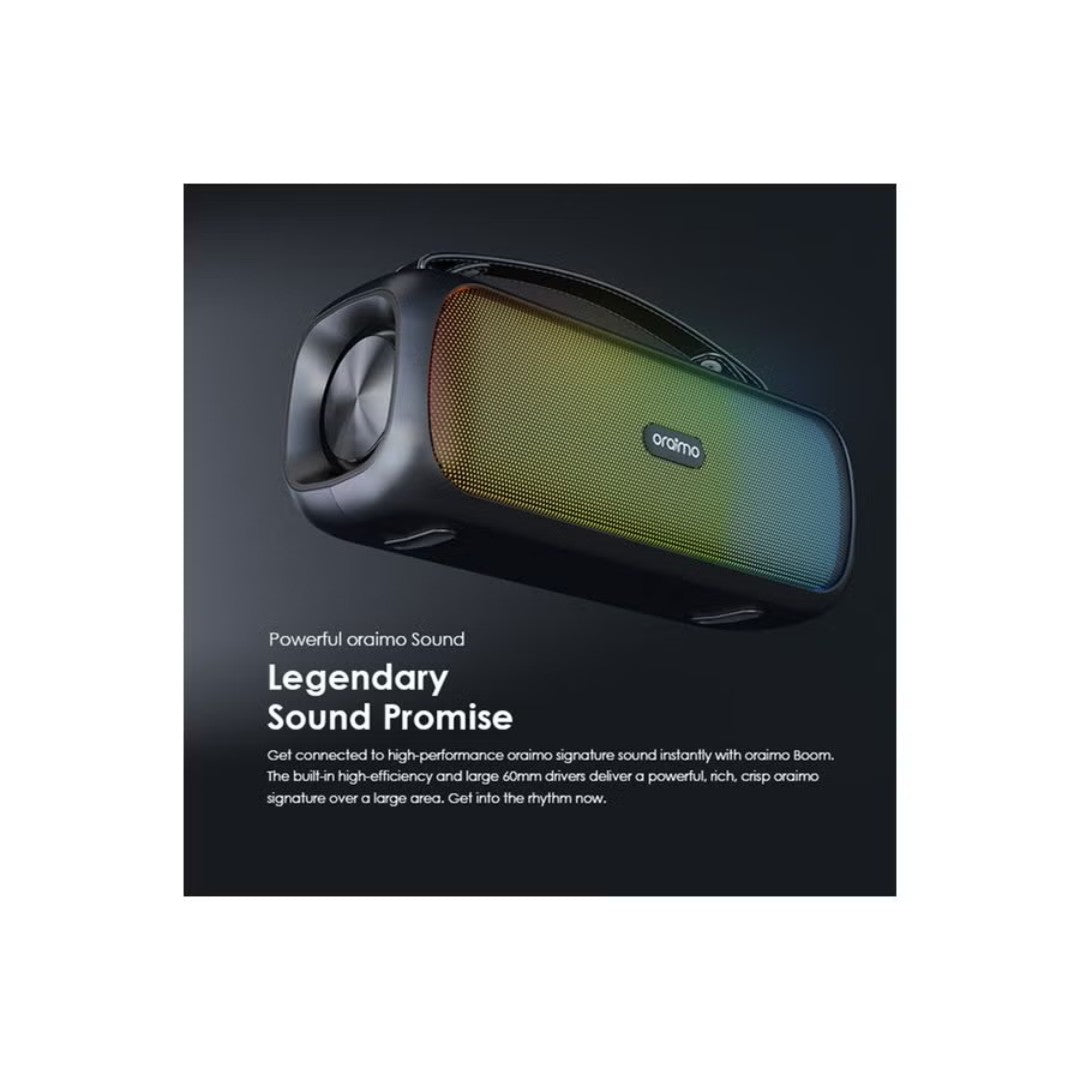 Oraimo Boom OBS-75D Bluetooth Speaker – 30W, HavyBass™, 7 Hour Battery