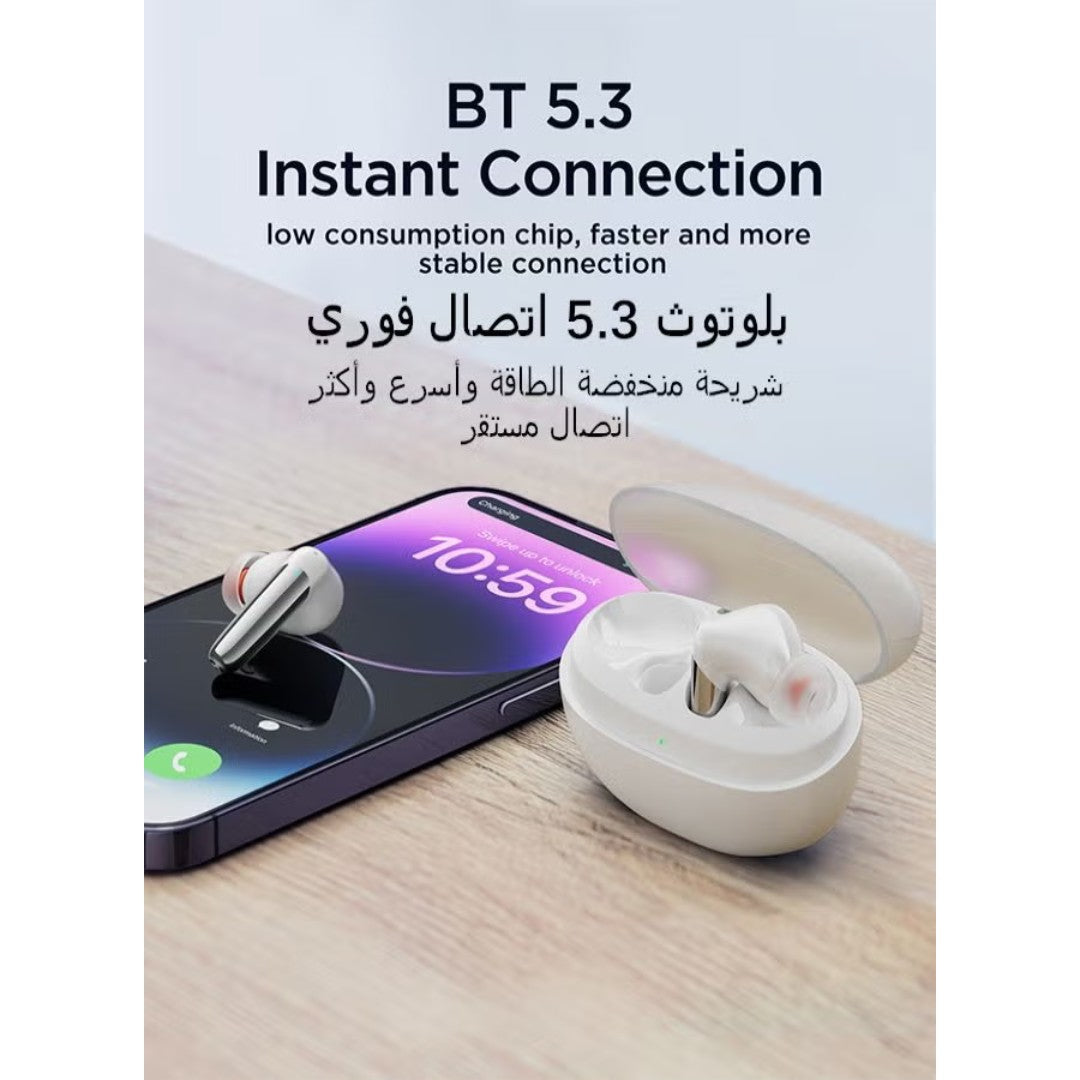 Joyroom JR‑BB1 True Wireless Earbuds – 35h Battery, 4‑Mic ENC, Bluetooth 5.3