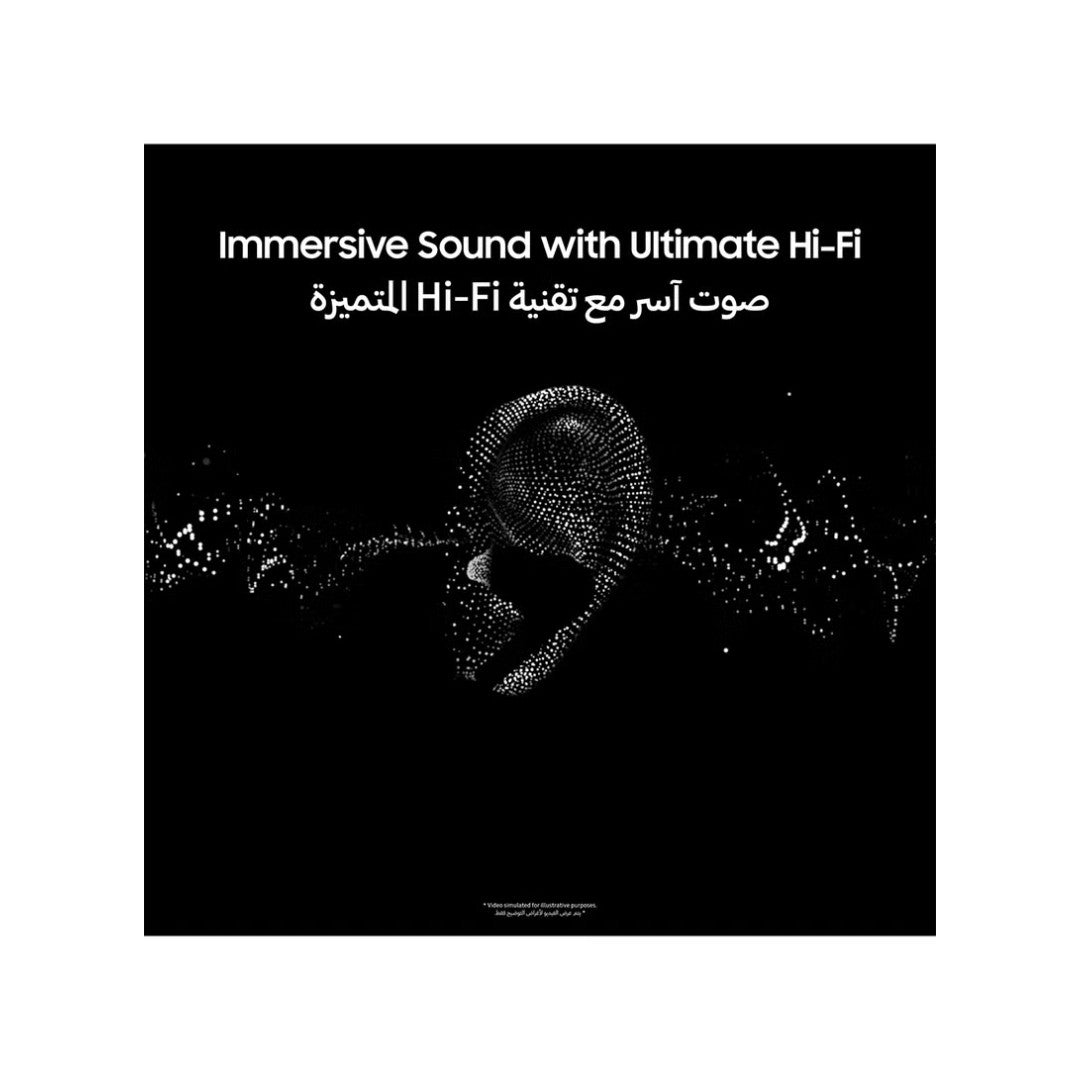 سماعات سامسونج Galaxy Buds 3 Pro – بلوتوث 5.4، إلغاء ضوضاء نشط، بطارية 30 ساعة، مقاومة للماء IP57