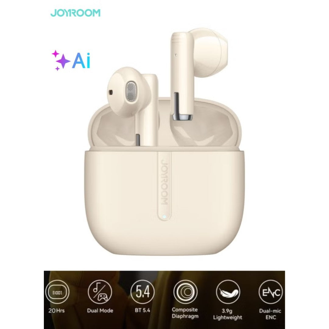 Joyroom JR‑PB3 True Wireless Earbuds – 20h Battery, ENC, Bluetooth 5.4