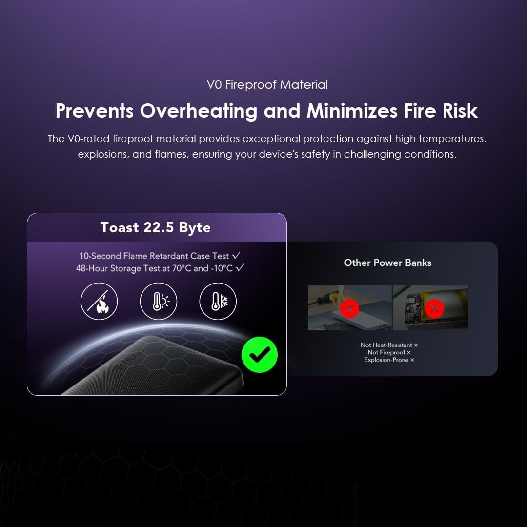 Oraimo Power Bank 22.5W 10000mAh OPB-7100Q – Fast and lightweight portable charger with ideal capacity