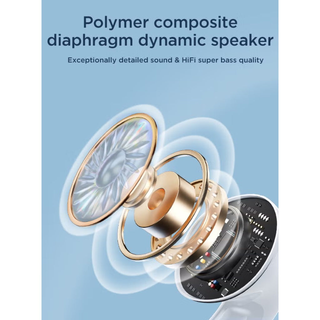 Joyroom JR-T03S Plus True Wireless Earbuds – 30-hour battery life, wireless charging, clear sound