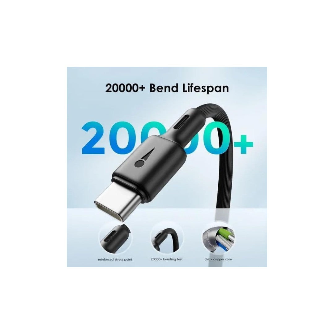 Oraimo Cable OCD-114CC – 1.5m Type-C to Type-C cable, 60W fast charging