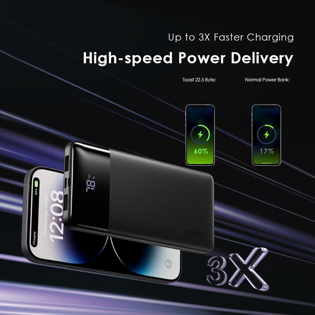 Oraimo Power Bank 22.5W 10000mAh OPB-7100Q – Fast and lightweight portable charger with ideal capacity