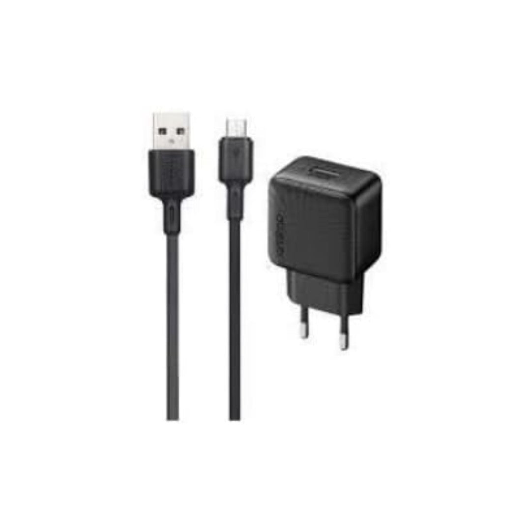 Oraimo Compact Charger Kit OCW-1111E+M53 – 10W Charger with 1m Micro USB Cable