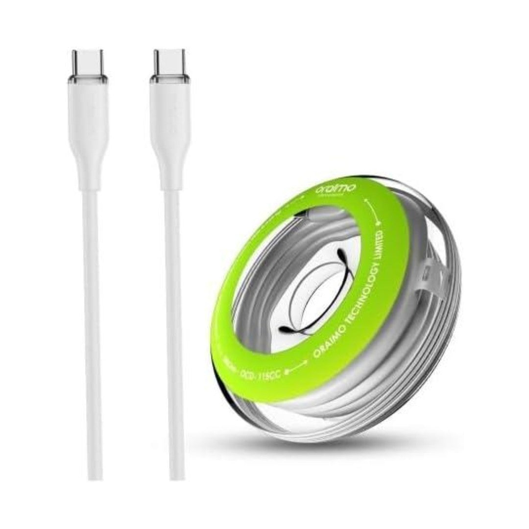 Oraimo Cable OCC-115CC – 1m Type-C to Type-C Fast Charging Cable 20W