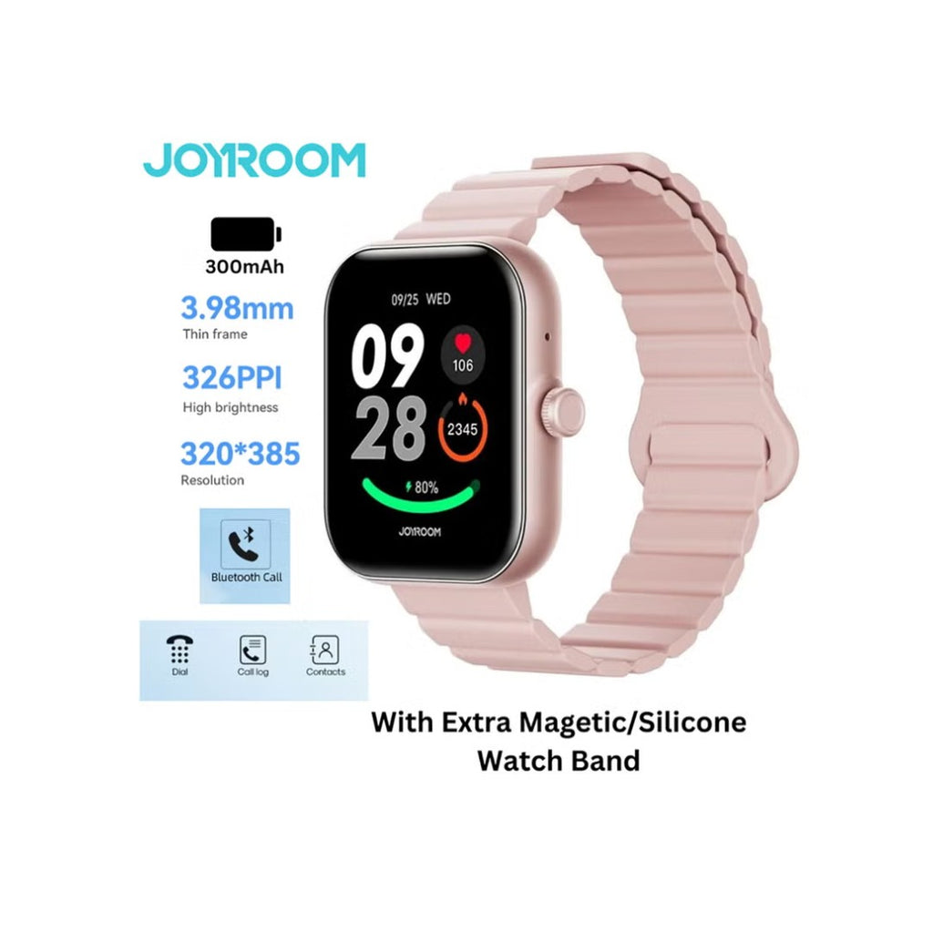 Joyroom JR-FT5 Plus Smart Watch – 1.96-inch Smartwatch, 12-day battery life, 100+ sports modes