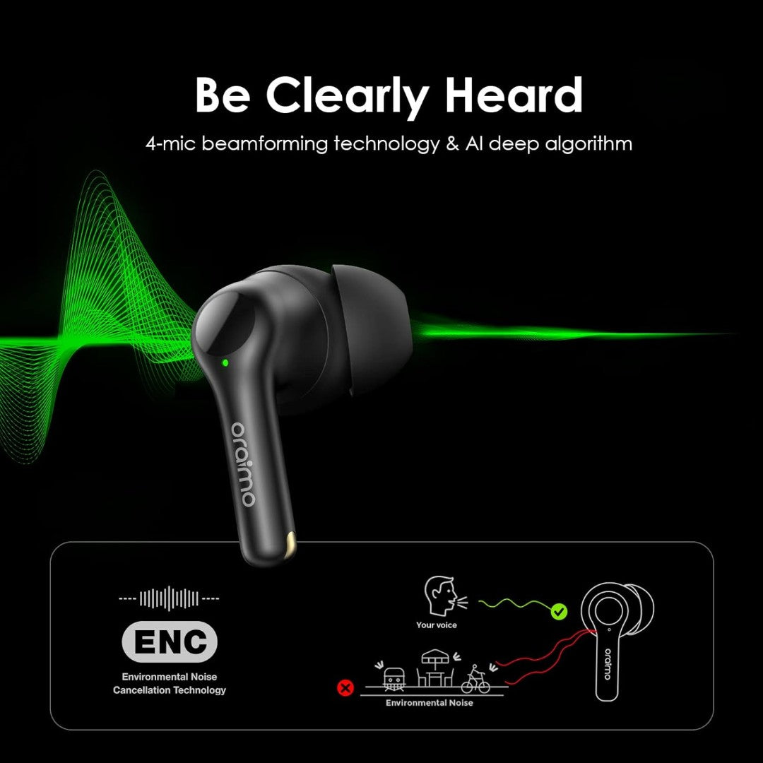 Oraimo FreePods 3C True Wireless Earbuds – Clear sound, powerful battery, comfortable design