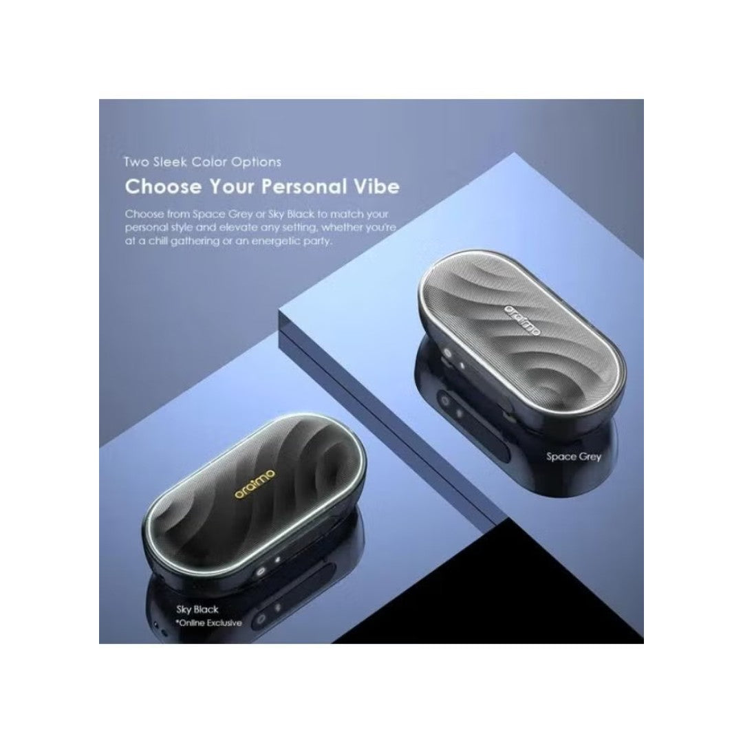 Oraimo SpaceBox OBS-382 Bluetooth Speaker – 8W, HavyBass™, 16 Hour Battery