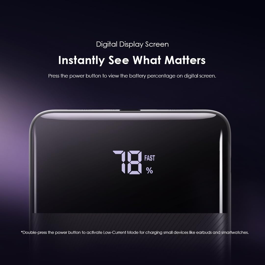 Oraimo Power Bank 22.5W 10000mAh OPB-7100Q – Fast and lightweight portable charger with ideal capacity